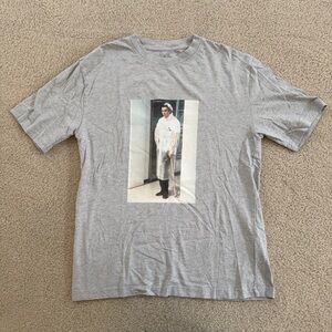 PALACE Men’s American Psycho Gray Logo Tee - Size M